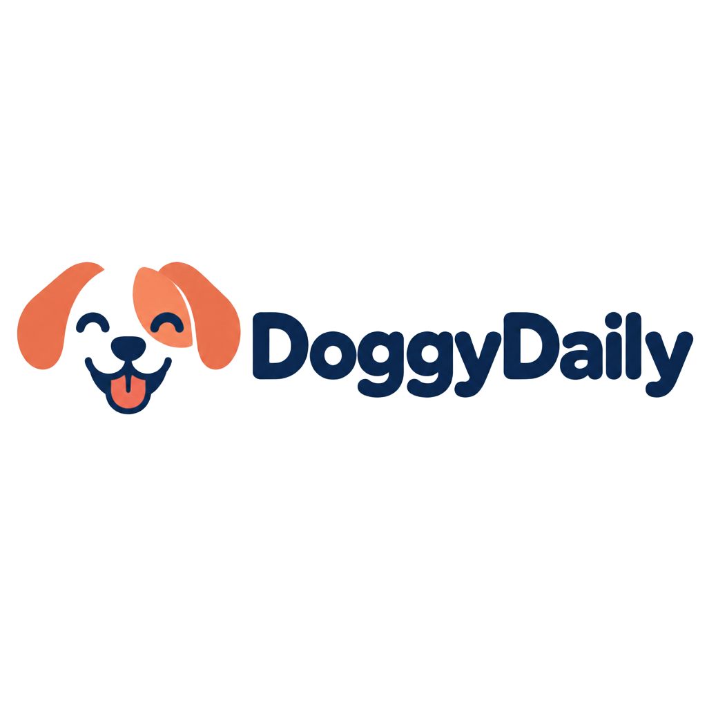 DoggyDaily logo — a smiling dog face beside the DoggyDaily name